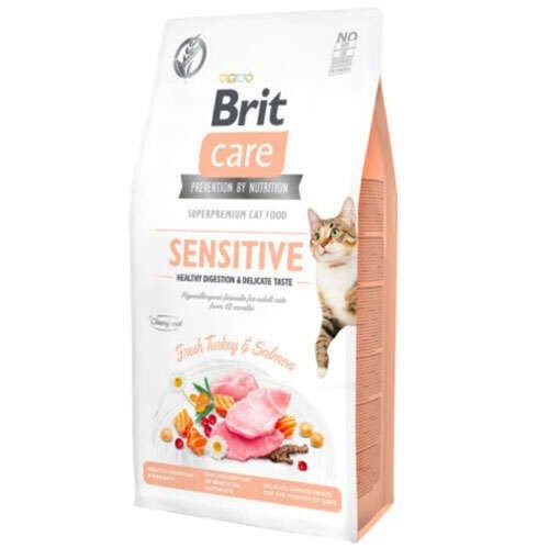 Brit Care Sensitive Hindi ve Somon Etli Hassas Tahılsız Kedi Maması 2KG