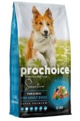 ProChoice Sensitive Skin Balık ve Pirinçli Hassas Derili Yetişkin Köpek Maması 12 kg