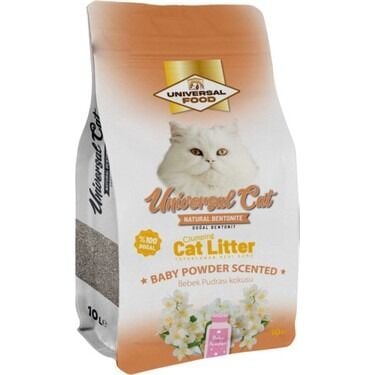 Universal Premium Bebek Pudra Kokulu Kedi Kumu 10LT